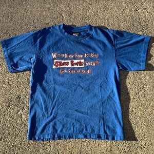 Y2K Hybrid Tees humor tee 2000s funny graphic tee stupid people boys size Large